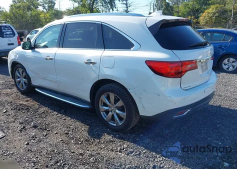 2014 Acura Mdx Advance Pkg W/Entertainment Pkg from USA, damaged, VIN 5FRYD4H87EB002344